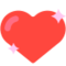 Sparkling Heart emoji on Mozilla